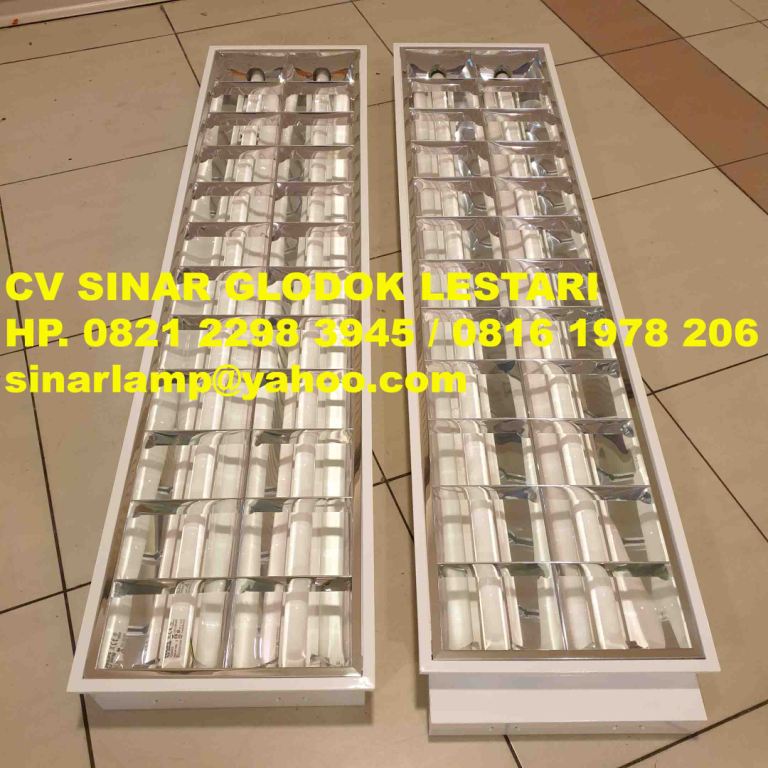 Kap Lampu RM 2x36 watt INTERLITE RM300 M5